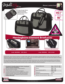 Herringbone Element Briefcases