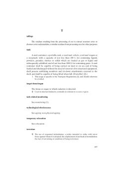 197 tailings The residues resulting from the processing of ore to