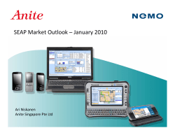 SEAP Market Outlook &ndash; January 2010
