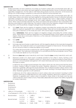 Suggested Answers - Chemistry 2.4 Exam
