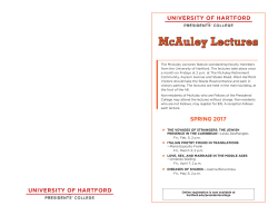McAuley - University of Hartford Library