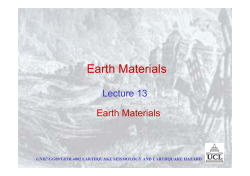 Earth Materials