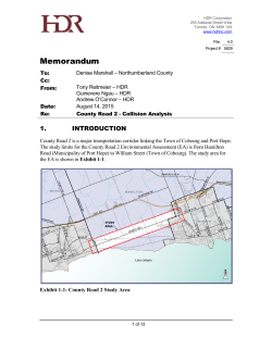 Appendix G - Collision Analysis