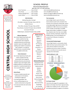 CENTRA L HIGH SCHOOL - Knox County Schools
