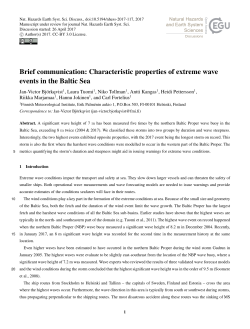 Brief communication: Characteristic properties of extreme wave