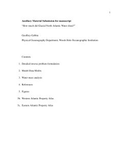 1 Auxiliary Material Submission for manuscript &ldquo;How much did