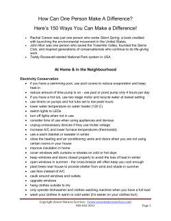 How Can One Person Make A Difference? Here`s 150 Ways You