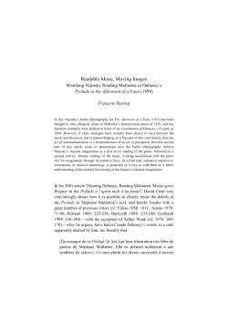 Readable Music, Moving Images - International Association for Word