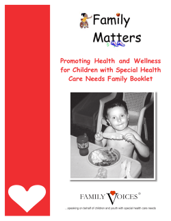 Promoting Health and Wellness for Children with