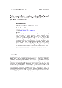 Anharmonicity in the equations of state of Cu, Ag, and Au and