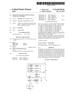 Selective content block of posts to social network