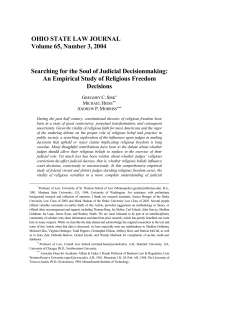 Searching for the Soul of Judicial Decisionmaking