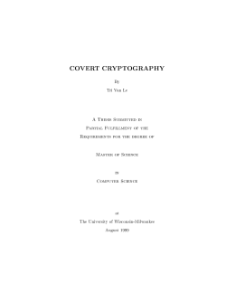 covert cryptography