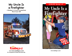 My Uncle is a Firefighter