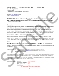 Sample - University of Maryland