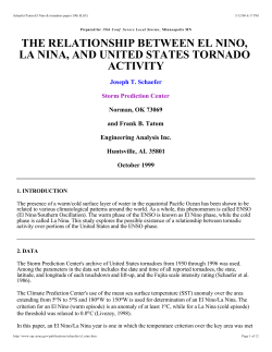 the relationship between el nino, la nina, and united