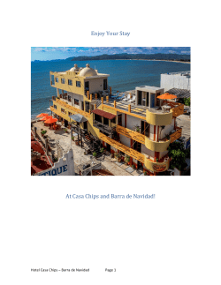 Casa Chips Guest Guide