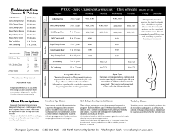 class schedule wccc_2015