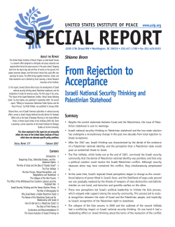 From Rejection to Acceptance - United States Institute of Peace