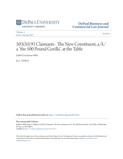 Claimants - The New Constituent, a/k/a "the 500