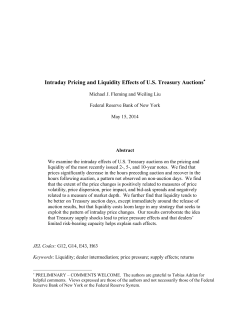 Intraday Pricing and Liquidity Effects of US Treasury Auctions