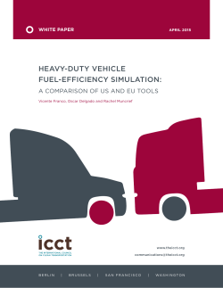Heavy-duty vehicle fuel-efficiency simulation: A comparison of US
