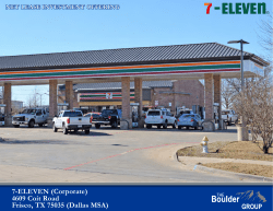 7-ELEVEN (Corporate) 4609 Coit Road Frisco, TX 75035 (Dallas