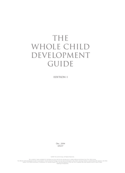 The Whole Child Development Guide