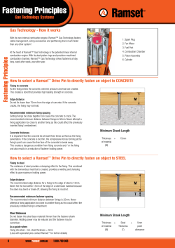 Fastening Principles