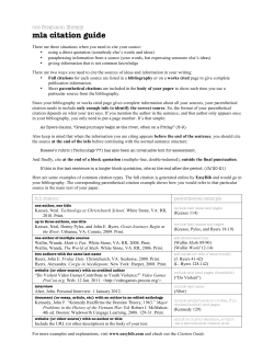 citation guide - Christchurch School