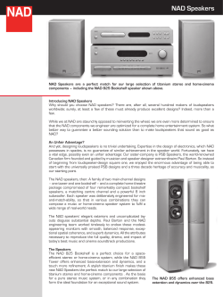 NAD Speakers
