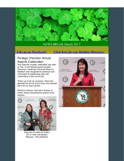 Portage Chamber March 2017 News Break