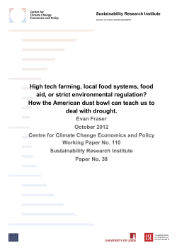 High tech farming, local food systems, food aid, or strict