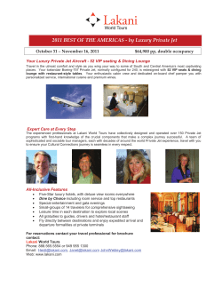 2011 BEST OF THE AMERICAS - by Luxury