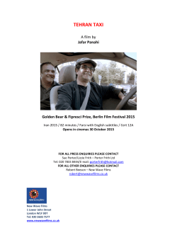 TEHRAN TAXI - New Wave Films