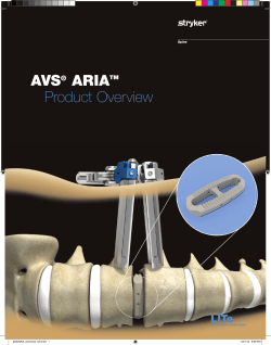AVS&reg; ARIATM Product Overview