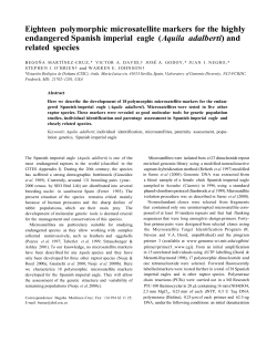 Eighteen polymorphic microsatellite markers for the
