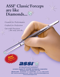 ASSI&reg; Classic Forceps