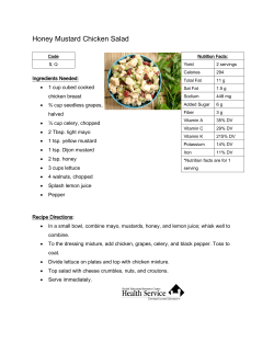 Honey Mustard Chicken Salad