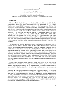 Castilian Spanish Intonation - Grup d`Estudis de Pros&ograve;dia