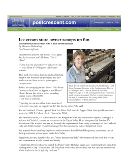 Ice cream store owner scoops up fun