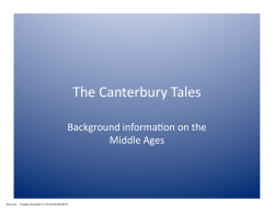 The Canterbury Tales