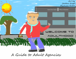 Guide to Adult Agencies - Santa Clara County Office of Education