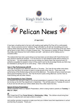 Pelican News - King`s Hall School