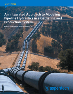 An Integrated Approach to Modeling Pipeline