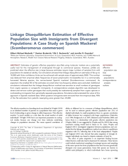 Linkage Disequilibrium Estimation of Effective Population Size with