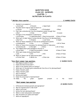 question bank class vii (science) chapter- 1