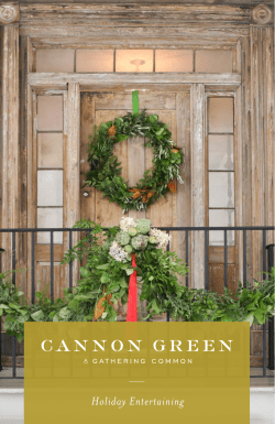 Holiday Entertaining