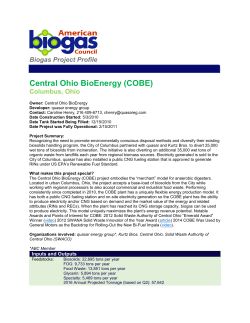 Central Ohio BioEnergy (COBE)