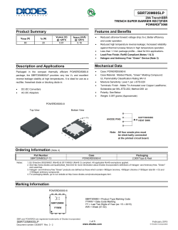 SBRT20M80SLP - Diodes Incorporated